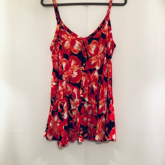 INC. International Concept Nostalgia Floral Fit and Flare Cami Size L - Picture 1 of 11